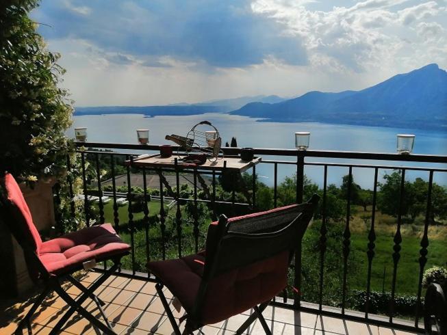 Beb Da Paolo Con Vista Lago San Zeno di Montagna Exterior photo