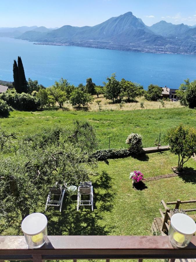Beb Da Paolo Con Vista Lago San Zeno di Montagna Exterior photo